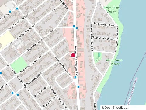 Location of Friterie de la Place at 5081 boulevard Levesque E, Laval
