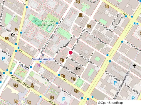 Location of Fruiterie du Quartier at 150 Rue Sainte-Catherine O, Montréal