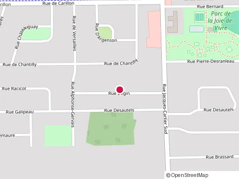 Location of Gaétan Sirois Construction Inc at 183 Rue Bégin, Saint-Jean-sur-Richelieu