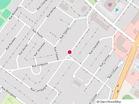 Location of Gagnon C R Inc at 55 Rue Grégoire, Victoriaville