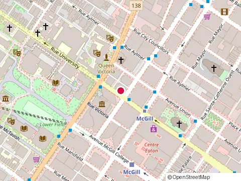 Location of Ganadara (Mcgill) at 2077 Boulevard Robert-Bourassa, Montréal