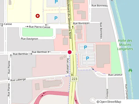 Location of Garage Cadieux at 380 Rue Berthier, Saint-Jean-sur-Richelieu