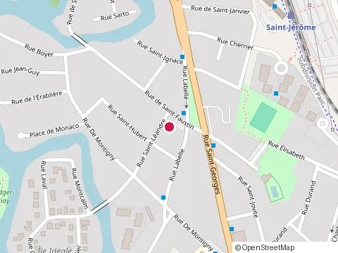 Location of Garage Labrosse Inc. at 33 Rue Labelle, Saint-Jérôme