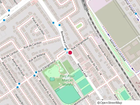 Location of Garage Laval at 231 Avenue Laval, Laval