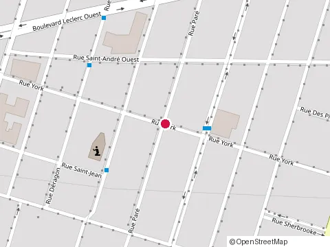 Location of Garage Martin Auclair at 240 York, Granby