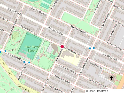 Location of Garderie Carcajou at 5100 Rue Bossuet, Montréal