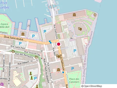 Location of Gazmar Inc at 115 Rue Dalhousie, Québec