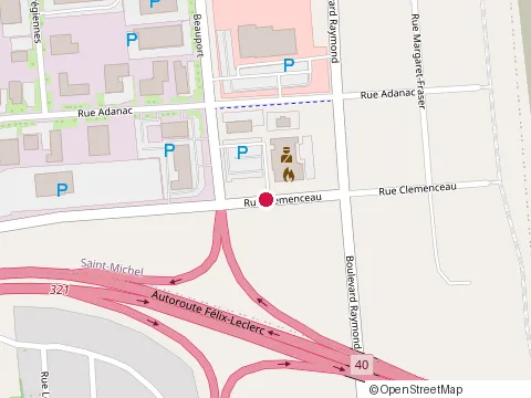 Location of Genesis de Québec at 515 Rue Clemenceau, Québec