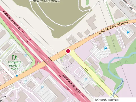 Location of Gercotech Bpr Inc at 4655 boulevard Wilfrid-Hamel, Québec