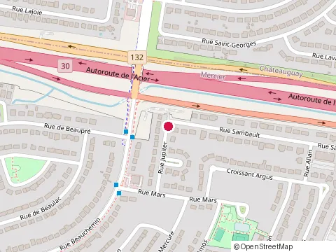Location of Gestion Jupiter Inc at 6 Rue Jupiter, Mercier