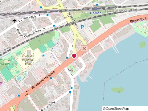 Location of Gigi Pizzeria at 107 boulevard Harwood, Vaudreuil-Dorion