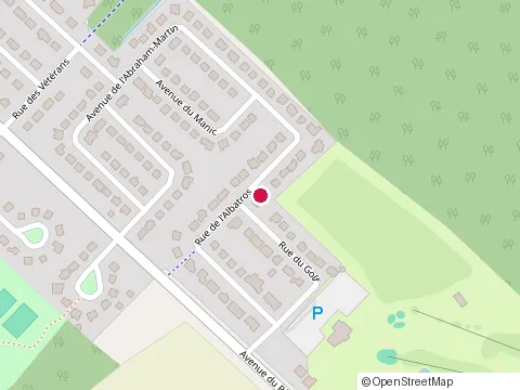 Location of Golf Club Empress at 365 Rue du Golf, Rimouski