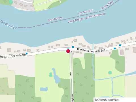 Location of Golf Saint-Francois at 3000 boulevard des Mille-Îles, Laval