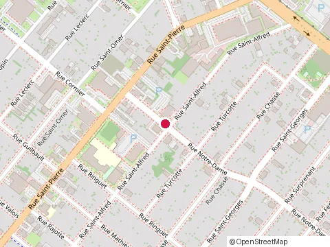 Location of Grandmont & Comeau at 55 Rue Notre Dame, Drummondville