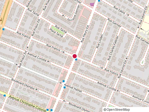 Location of Griyo at 1575 Rue Fleury E, Montréal