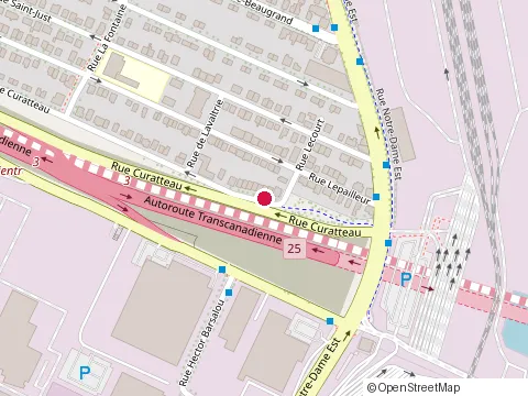 Location of Groupe Gestion Davada at 1495 Rue Curatteau, Montréal