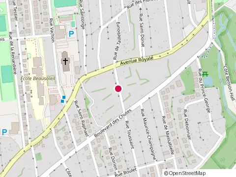 Location of Groupe Intervention Sante at 41 Rue Toussaint, Québec