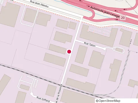 Location of Groupe Livre Québecor Média at 2315 Rue de la Province, Longueuil