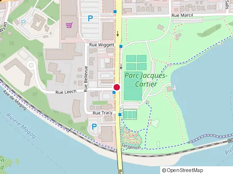 Location of Guerin Morin Ca at 155 boulevard Jacques-Cartier S, Sherbrooke