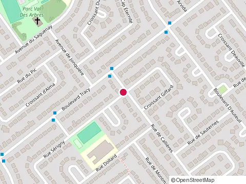 Location of Habitations Germat at 2405 Rue Vouet, Laval