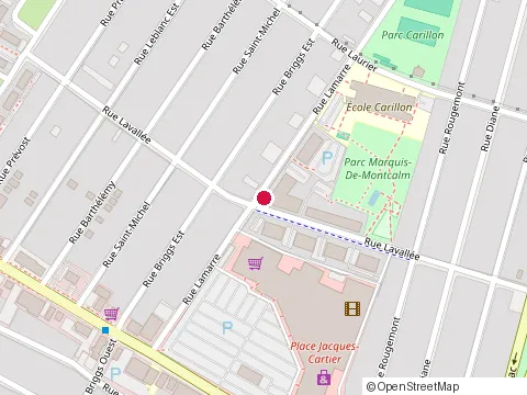 Location of Habitations Paul-Pratt at 300 Rue Lamarre, Longueuil