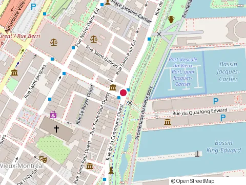 Location of Haiseil at 2 Rue de la Commune O, Montréal