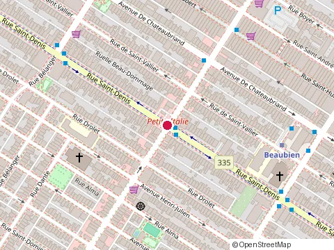 Location of Havre-aux-Glaces at 7070 avenue Henri Julien, Montréal