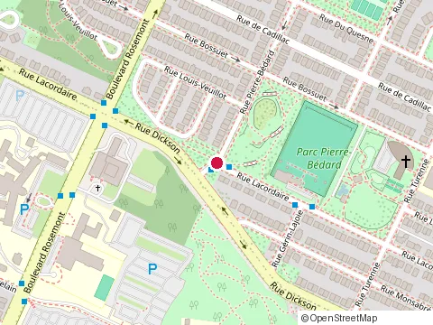 Location of Heracles Archery Club at 5515 Rue Lacordaire, Montréal