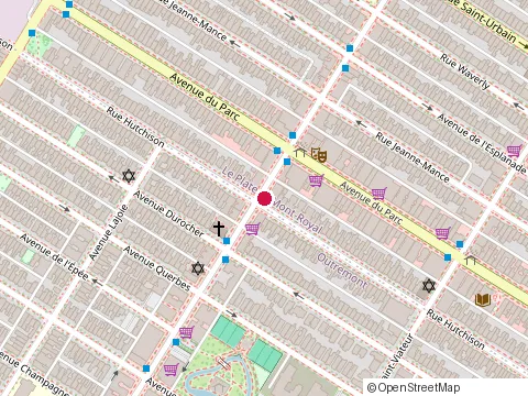Location of High Point Gps at 5796 Hutchison, Montréal