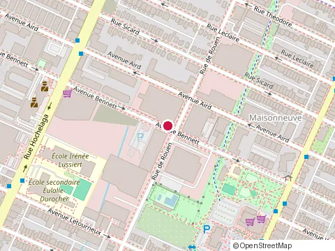 Location of Hoche Glacé at 2225 avenue Bennett, Montréal