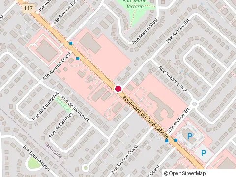 Location of Honda at 700 Boulevard Curé-Labelle, Blainville