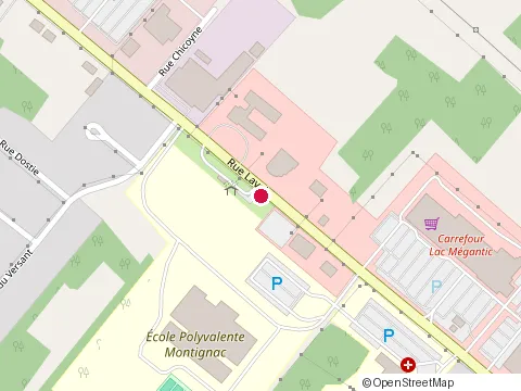 Location of Hotel Motel le Château at 3419 Rue Laval, Lac-Mégantic