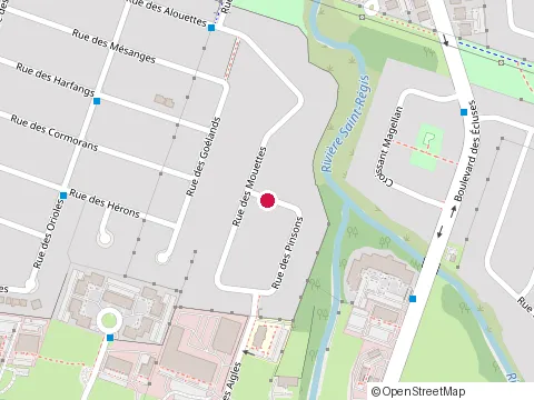 Location of Humeng at 4280 Rue des Hirondelles, Sainte-Catherine