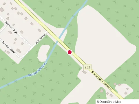 Location of Hydrauliques R&O Service Inc at 938 route des Pionniers, Rimouski