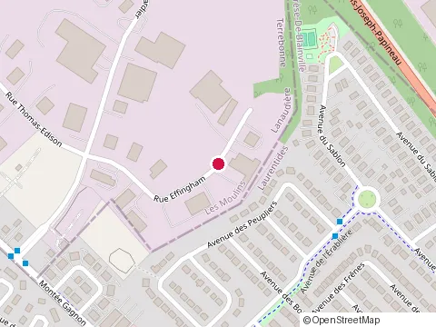 Location of Hydroflore at 1785 Rue Effingham, Terrebonne