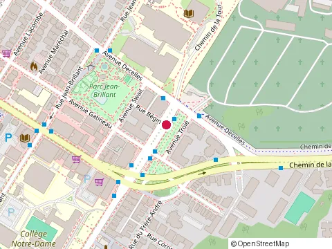 Location of Il Panino Café Queen Mary at 3315 Queen Mary Rd, Montréal