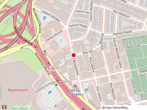 Location of Imagine Arts Academy at 8360 Rue Bougainville, Montréal
