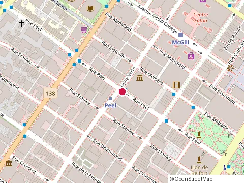 Location of Immigration Avocat-Lawyer-Abogado at 1470 Rue Peel (Suite B-915), Montréal