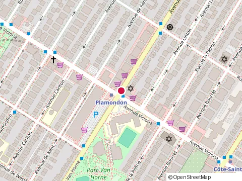 Location of Immigration Efficace Canada at 201-4781 avenue Van Horne, Montréal