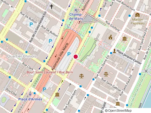 Location of Impact Groupe d'Aide en Sante at 2460 Rue Saint-Antoine O, Montréal
