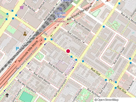 Location of Ing-Pro Developpement Inc at 745 Rue Guy, Montréal