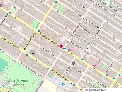Location of Ingcon Consultants Nc at 4051 boulevard Saint-Laurent, Montréal