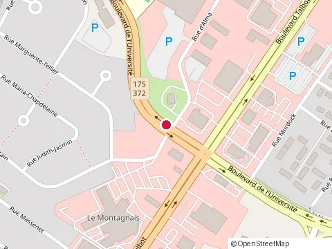 Location of Intégral Subaru at 833 Rue d'Alma, Chicoutimi
