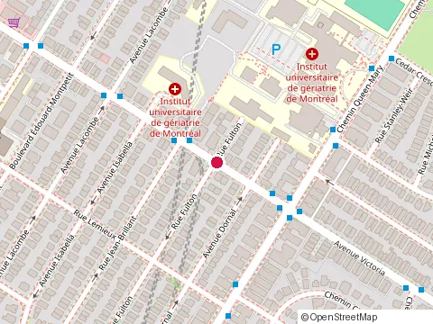 Emplacement de International School Marie de France au 4700 Rue Fulton, Montréal