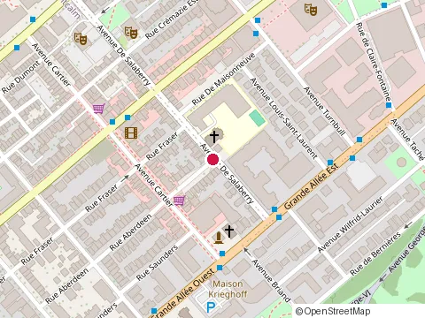 Location of Irish Heritage Quebec at 1145 avenue de Salaberry, Québec