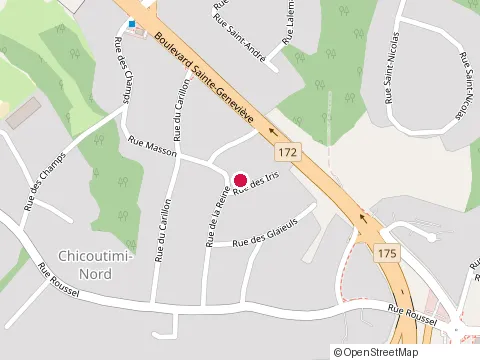 Location of Isabelle Tremblay Massotherapeute at 128 Rue des Iris, Chicoutimi