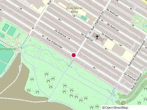 Location of Island Organix at 9099 Rue d'Iberville, Montréal