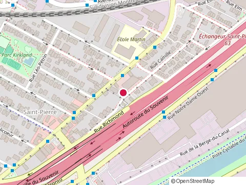 Location of J Fournier Excavation at 142 Rue Camille, Montréal