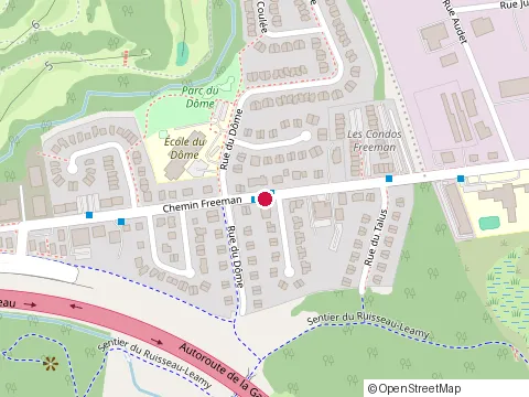Location of J G Bisson Construction at 247 Ch Freeman, Gatineau