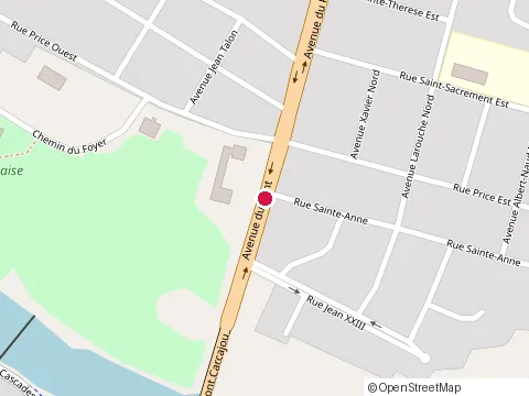 Location of J.M. Brisson Appareils Ménagers at 121 avenue du Pont N, Alma